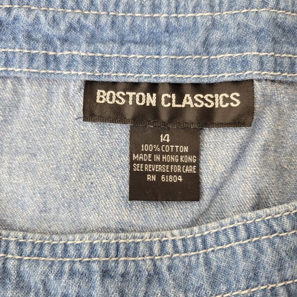 Boston Classics Vintage Y2K Denim Jumper - Picture 4 of 4